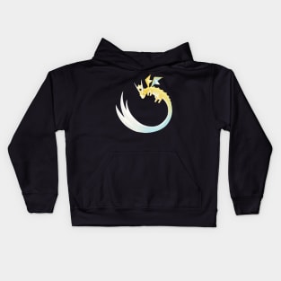 Kawaii Shooting Star Dragon - Without Background Kids Hoodie